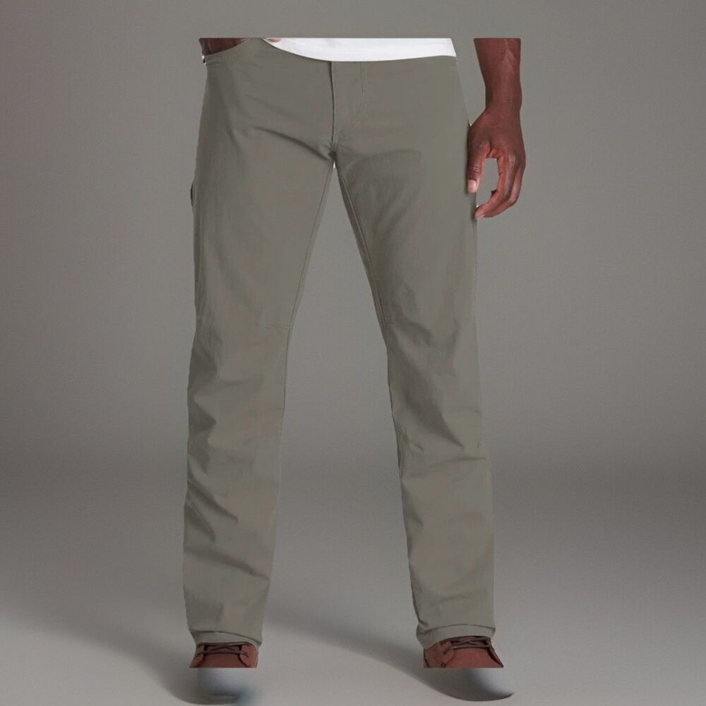 New With Tags KUHL Mens Khaki Revolvr Pant Full Fit Size 34WX30L Style# 5232